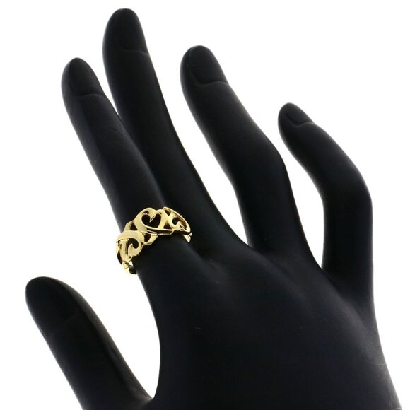 TIFFANY 18k Yellow Heart Ring - Picture 7 of 11